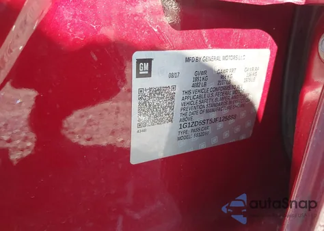 2018 Chevrolet Malibu Lt from USA, damaged, VIN 1G1ZD5ST5JF125888